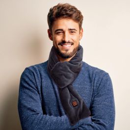 Sensly Bufanda Térmica USB Calentable para Hombre y Mujer - Invierno Suave y Lavable