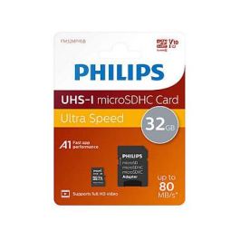 Philips FM32MP45B/00 Tarjeta MicroSDHC 32GB Clase 10 UHS-I U1 con Adaptador