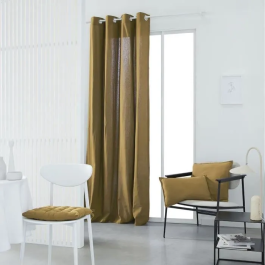 Today Cortina con ojales TOD1694780766126 - 140x240cm - 100% Algodón - Bronce
