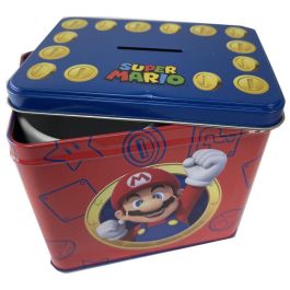 Nintendo Super Mario Bros Hucha Metálica y Taza Cerámica