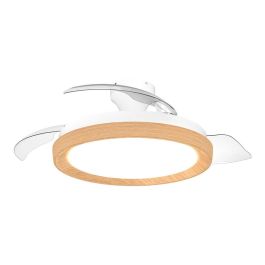 Philips Bliss Ventilador de Techo con Aspas Retráctiles y Luz LED 3 CCT (Blanco/Dorado, Ø106 cm) - Modelo Bliss, Luz Nocturna, Motor DC Silencioso, Mando a Distancia Precio: 179.49999947. SKU: B1EHW728W7