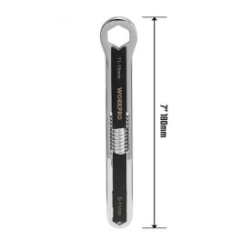 Llave ajustable universal 5 - 16 mm, métrica y sae Llave ajustable universal 5 - 16 mm, métrica y sae