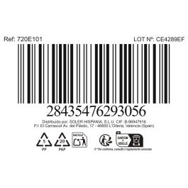 La Mediterranea Bandeja Oval 20.6 cm x 11.7 cm x 2.3 cm Scratch Blue (18 Unidades)