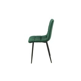 Silla Romimex Verde Terciopelo Metal 45 x 89 x 55 cm