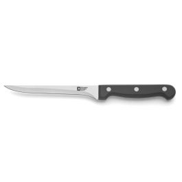 Richardson Sheffield Cuchillo Deshuesar Artisan Acero Inoxidable Alta Calidad 15,5 cm Negro, Set 6 Unidades con Mango Ergonómico y Hoja Espiga Completa