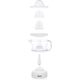 Tristar Exprimidor CP-3005 25W Capacidad 0.5L para Cítricos con Jarra Extraíble y Piezas Apto Lavavajillas
