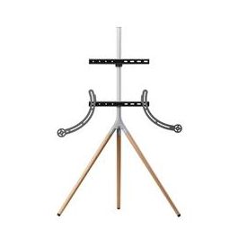 One For All WM7472 Soporte para Televisión Trípode Giratorio 360° 32'' a 65'' Universal con Soporte para Barras de Sonido