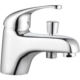 Rousseau ROU3047404059804 Mezclador Monomando Cardiff para Bañera y Ducha, Cromado, Ahorro de Agua, Acabado Brillante