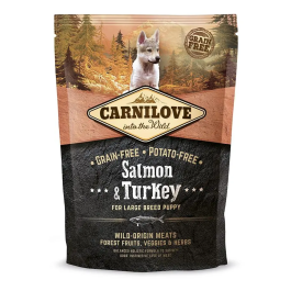 Carnilove Pienso para Perros Puppy Large Salmón y Pavo 1,5 kg Precio: 12.4999996. SKU: B1DDHKG233