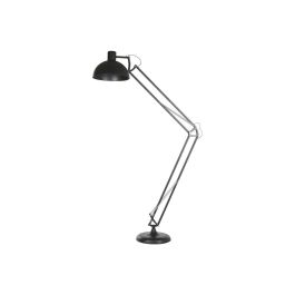 DKD Home Decor Lámpara de Pie Moderna Negra con Flexo E27 Metal 42 x 230 x 145 cm