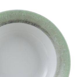 Ensaladera Verde Porcelana Cocina 25 X 25 X 6,50 cm