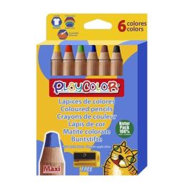 Playcolor Lápices de Colores Maxi Basic 6 unidades Surtidos, Lavables para Papel, Cartón y Vidrio Precio: 6.59000001. SKU: B17VR3X43C