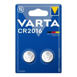 Varta Pila Botón Litio CR2016 3V Ø20,0 x 1,6 mm Blister 2 Unidades Precio: 2.50000036. SKU: S7904553