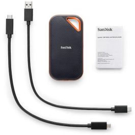 SanDisk SDSSDE81-2T00-G25 Disco Externo SSD Extreme PRO Portable V2 2TB USB 3.2 Gen 2x2 NVMe 2000MB/s IP55 Resistente Profesional