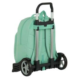 Safta Mochila 305+Carro Evolution Blackfit8 Turquesa