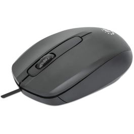 MANHATTAN Ratón óptico USB Comfort II, Ambidextro, 1000 DPI, con Cable, Negro para Oficina Precio: 23.78999997. SKU: B1KHLY69C3