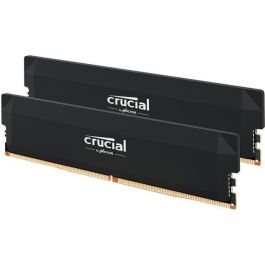 Memoria RAM CRUCIAL DDR5 PRO - Edición Overclocking - Kit 64 GB (2 x 32 GB) - 6400 MT/s - CL40 - UDIMM Memoria RAM CRUCIAL DDR5 PRO - Edición Overclocking - Kit 64 GB (2 x 32 GB) - 6400 MT/s - CL40 - UDIMM