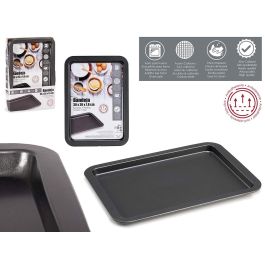 Bandeja Rectangular Metal 38Cm Kinvara (24 Unidades) Bandeja Rectangular Metal 38Cm Kinvara (24 Unidades)