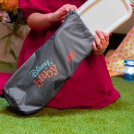 Disney Baby DIS74451172012 Silla Elevadora Pop 'n Sit Minnie Mouse Compacta, Plegado Rápido, Interior/Exterior, Rosa