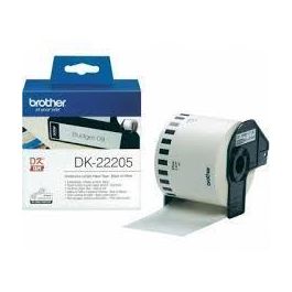 Brother DK22205 Rollo de Etiquetas Continuas Originales de Papel Blanco Adhesivo Fuerte Permanente para Impresoras QL Precio: 19.49999942. SKU: B128KDL8JQ