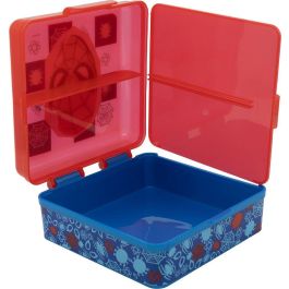 Spiderman CZ11274 Sandwichera Cuadrada Multicompartimentos Infantil Plástico Alimentario Sin BPA Limpieza Fácil Niños +3 Años MARVEL Spiderman CZ11274 Sandwichera Cuadrada Multicompartimentos Infantil Plástico Alimentario Sin BPA Limpieza Fácil Niños +3 Años MARVEL