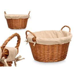 Cesto Asas Mimbre Redondo Kipit 51X28CM (12 Unidades) Precio: 108.59000042. SKU: B1A73DR25G