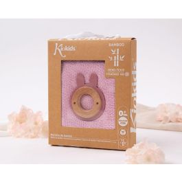 KioKids Set Manta Bambú y Mordedor Madera-Silicona Rosa Precio: 21.88999989. SKU: B193B2WZEP