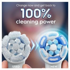 Oral-B ORA8700216778435 Recambios iO Ultimate Clean – Pack de 8 cabezales de cepillo de dientes eléctricos en blanco