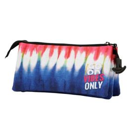 Portatodo triple eco omp! good vibes denim 23x11x7 cm Portatodo triple eco omp! good vibes denim 23x11x7 cm