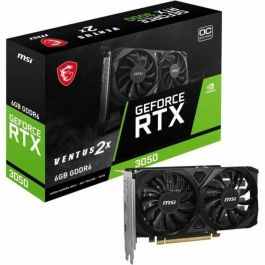MSI Tarjeta Gráfica NVIDIA GeForce RTX 3050 VENTUS 2X OC 6GB GDDR6