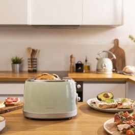 Tostadora Cecotec Vintage 800 Light Green 850 W