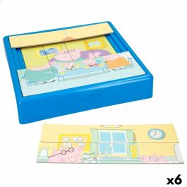 Puzzle Infantil Peppa Pig 25 Piezas 19 x 4 x 19 cm (6 Unidades)