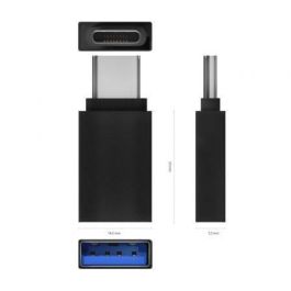 AISENS - MINI ADAPTADOR ALUMINIO USB 3.2 GEN1 3A, TIPO USB-C/M-A/H, NEGRO AISENS - MINI ADAPTADOR ALUMINIO USB 3.2 GEN1 3A, TIPO USB-C/M-A/H, NEGRO