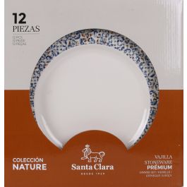 Santa Clara Vajilla Villaboa 12 Piezas (2 Unidades)