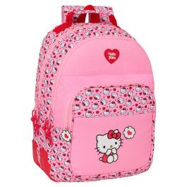 Safta Mochila Escolar Doble Hello Kitty con Cantoneras Adaptable a Carro 420x320x150 mm Precio: 49.89000005. SKU: B1A73YKW47