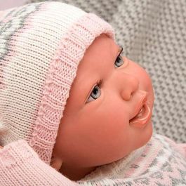 Muñecas Arias Muñeca Reborn Anais 45 cm con Manta y Peluche