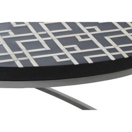 Mesa de Centro Home ESPRIT Negro Marfil 150 x 80 x 40 cm Mesa de Centro Home ESPRIT Negro Marfil 150 x 80 x 40 cm