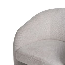 Sillón Beige Tejido Salón 74 X 73 X 75 cm