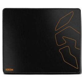 Krom NXKROMKNTSPD Alfombrilla Gaming Knout Speed Microfibra para Ratones Ópticos/Láser Antideslizante 320x270x3mm Negro/Naranja
