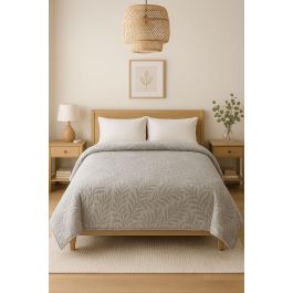 DKD Home Decor Colcha Boho Gris 260 x 180 cm (2 Unidades) Jaquard Precio: 154.59000051. SKU: B176S52QNZ