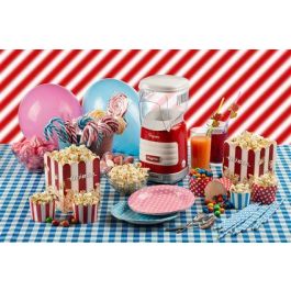 Ariete 2956 Máquina de Palomitas Party Time Popper Roja Apto para Preparar Palomitas de Maíz en Pocos Minutos Libre de Grasas Estilo Retro Años 50