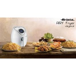 Ariete Freidora de Aire 4616/03 Blanca con Pantalla LCD Táctil, Cocina Saludable con Menos Grasa