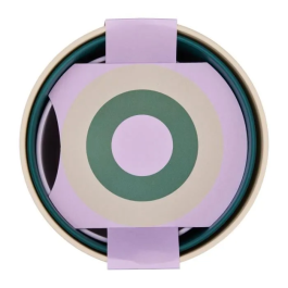 Elho Maceta Lex Pott Set 14 Blanco Verde Morado L 14 x An 13,8 x Al 12 cm Interior 100% reciclado ELH1361201345000