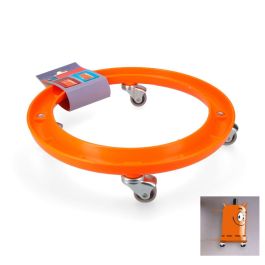 Inofix Patín para bombona butano Ø310x68mm, ruedas 360°, base de alta resistencia, naranja Precio: 13.50000025. SKU: S7905549