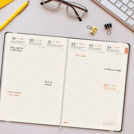 Agenda Finocam FLEXI Negro A5 14,8 x 21 cm 2026