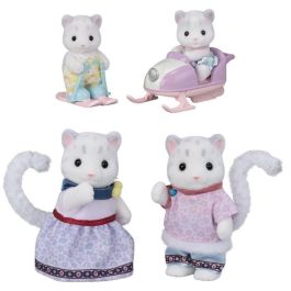 Sylvanian Families SYL5054131058145 Minifiguras La familia Snow Panther - A partir de 3 años
