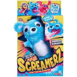 Smoby - Screamerz - Divertido peluche interactivo - Oso - 25 cm - Ruidos al agitarlo o pulsar el botón
