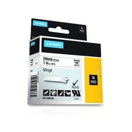DYMO RHINO Cinta ID1-24 Negro/blanco vinilo
