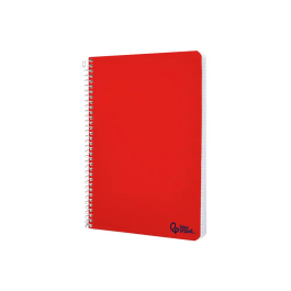 Liderpapel Cuaderno Espiral A4 Micro Smart Tapa Blanda 80 Hojas 75gr Cuadro 5mm Doble Margen Colores