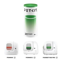 Petkit T4-2/T5-WasteBag Bolsas de Desecho para Caja de Arena, Compatible con PURA MAX, PURA MAX 2, PUROBOT MAX PRO